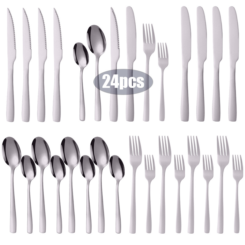 Silver 24pcs
