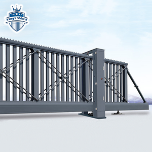 Porte coulissante sans piste principale automatique, courbe et roue auto-supportée télescopique de bonne conception - Product Image 1