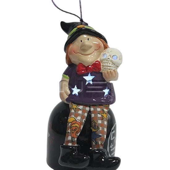 Керамические украшения на Хэллоуин, кукла ведьмы