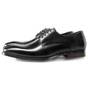Mocasines Casuales de Hombre con Borlas, Negros, con Plataforma para Aumentar la Altura, Ideales para Bodas y Fiestas, Cómodos, de Cuero Grueso y Suave - Product Image 4