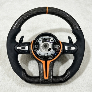Volante de Fibra de Carbono para BMW M5 F10 F11 F06 F07 F12 F13 F01 F02 F20 F30 F32 F22 F35 con Palanca de Cambios, Accesorios para Automóviles - Product Image 2