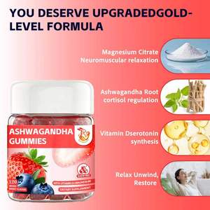 Gomitas de Ashwagandha de Marca Privada OEM con Extracto de Raíz de Ashwagandha que Favorecen la Recuperación Deportiva y Mejoran la Calidad del Sueño - Product Image 3