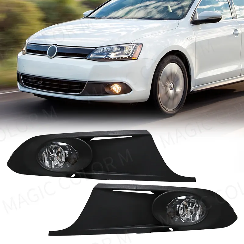 Đèn Lái Xe Halogen Chống Nước Chất Lượng Cao Đèn Sương Mù Cho Volkswagen VW Jetta 2011 2012 2013 2014