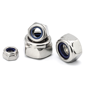 Tuerca de Seguridad Hexagonal de Acero al Carbono/Acero Inoxidable 304, M2 M2.5 M3 M3.5 M4 M5 M6 M12, Tuerca Autoblocante DIN985 - Product Image 4