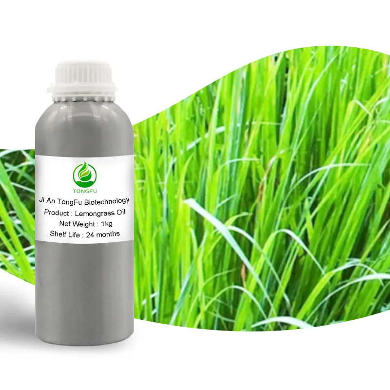 Manufacturer Supply Bulk 100% Pure Natural Lemongrass Fragrance Essential Oil for Candle Soap