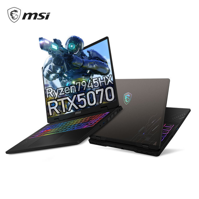 For MSI Brand New Crosshair 16 2025 Gaming Laptop Ryzen9 7945HX RTX5070 16inch 2.5K 240Hz High Refresh Rate English Keyboard AMD