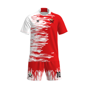 Maillot de <span class=keywords><strong>football</strong></span> sublimé avec impression graphique, short à taille élastique, respirant, uniforme d'équipe pour la compétition - Product Image 3