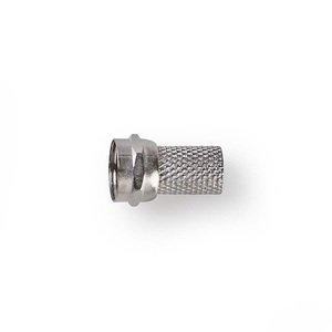 Conector macho F de 6,4 mm para cables coaxiales, paquete de 25 piezas - Product Image 1
