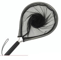 Draagbare Nylon Visnet Hoge Kwaliteit Aluminium Handvat Schepnet