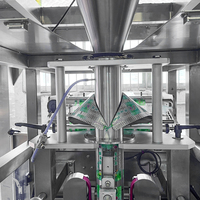 Machine d'emballage verticale automatique pour grandes quantités de chips de pommes de terre, ensemble complet avec peseuse multi-têtes, convoyeur en Z et remplisseuse de granulés pour sacs