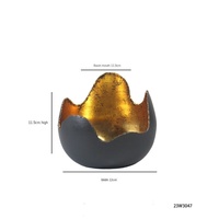 Nouvelle tendance de design, bougeoir en métal fer forgé en forme de flamme d'œuf de Pâques, fait à la main, de haute qualité, durable, décoration de la maison