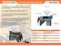 Moulin à riz électrique portatif 2026 pour usage domestique, décortiqueuse de riz automatique agricole 220V, vente chaude