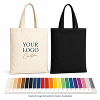 Sac fourre-tout en toile personnalisé avec logo, écologique et réutilisable, idéal pour les trajets quotidiens, 6oz 8oz 10oz 12oz 14oz 16oz