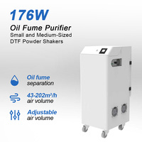 Nouveau système combiné de purificateur d'air industriel et d'absorbeur de fumée Senchro 60 cm DTF Shaker en acier inoxydable blanc pour machine d'impression