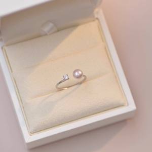 9350DIY Accesorios de Perlas, Base de Plata S925, Base Vacía, Moderna, para Colgante de Oro/Plata, Anillo, Chapado en Rodio, Joyería de Concha - Product Image 4