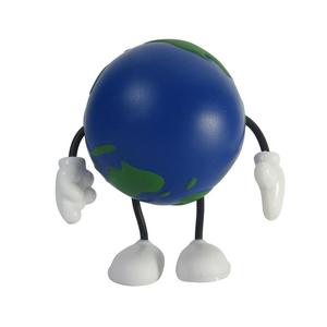 Pelotas Antiestrés Personalizadas con Forma <span class=keywords><strong>de</strong></span> Globo Terráqueo, Logotipo Promocional, TPR Suave, Regalo <span class=keywords><strong>de</strong></span> Escritorio, Divertido y Bonito - Product Image 2