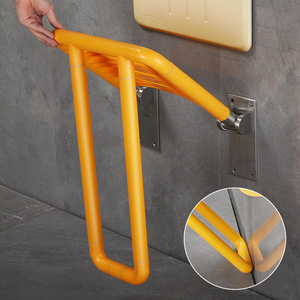 Tabouret pliant pour salle de bain, chaise de douche murale, capacité de 250 kg, matériau ABS, siège antidérapant pour personnes âgées et handicapées - Product Image 3