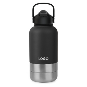 Custom Logo 32oz Portable Stainless Steel Waterproof <strong>Dog</strong> Water Bottle <strong>Feeder</strong> <strong>3</strong>-in-1 Style Solid Durable Outdoor Travel <strong>Bowl</strong> Easy - Product Image 5