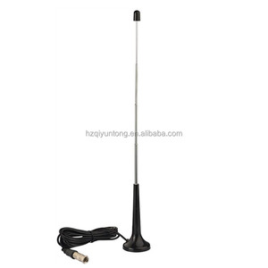 <span class=keywords><strong>Antenne</strong></span> radio <span class=keywords><strong>FM</strong></span> et TV numérique rétractable télescopique Qiyuntong pour voiture, avec gain de 5 dBi, 1,5 VSWR, base magnétique en plastique, UHF VHF - Product Image 5