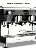 Machine à café expresso professionnelle 2 groupes, double chaudière, 9 bars, semi-automatique, en acier inoxydable, 4200W, économe en énergie pour le café