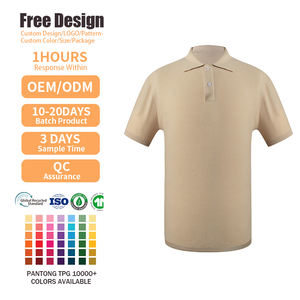 Suéter de Golf de algodón con logotipo bordado personalizado, Jersey de lujo, prendas de punto deportivas, Tops, Polo de verano para hombre - Product Image 3