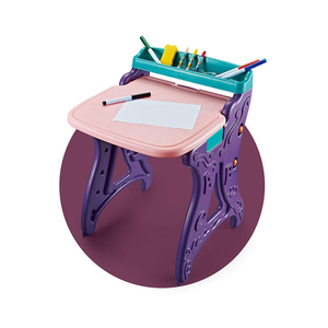 Giocattolo Multifunzionale 2 in 1 per Bambini: Lavagna Cancellabile e Tavolo per Disegno, Pittura e Apprendimento Artistico - Product Image 5