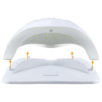 Lampe à ongles UV LED à marque privée Sun X5 Plus, haute puissance 150W, rechargeable, portable, en métal, pour séchage de vernis gel, usage domestique et professionnel