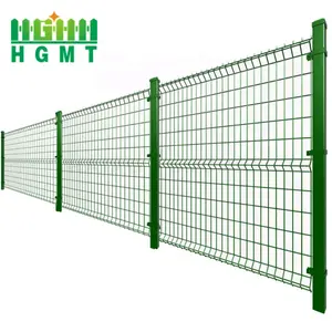 Customized Classic Fencing Powder Coating Fence Panels Steel Wire Mesh Fencing Trellis Gates