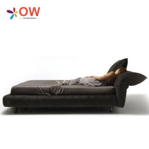 Foshan Factory Direct Fabric <span class=keywords><strong>Hotel</strong></span> Furniture Contemporáneo Ecológico Lujo Tapizado Cabecero California King Patio - Product Image 2