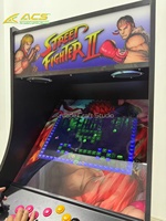 Machine de jeu d'arcade ACS Arcade Craft Studio ACS-9852-F Street Fighter II pour deux joueurs, en bois et acrylique, garantie 1 an