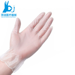 Gants jetables en PVC transparents et épais Ding Jie pour la protection des travaux de coiffure et de coloration des cheveux, non stériles, à usage unique - Product Image 3
