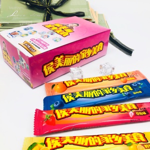 Label Pribadi Kustom <span class=keywords><strong>Yoghurt</strong></span> Stringy Jelly Rasa Buah OEM Permen Jelly Lezat Snack Yogurt Rasa Permen Permen - Product Image 4