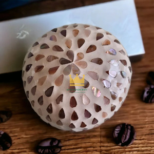 Cuencos de Coco con Incrustaciones de Madreperla Pulida, Naturales, Orgánicos, Aptos para Veganos, para Ensaladas, Utensilios de Cocina Ecológicos - Product Image 3