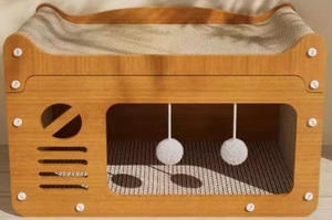 Shengfeng Hot Selling Foldable Cat Scratcher <b>Nests</b> Sleeping <b>Beds</b> Cat Scratching Board Pet Supplies - Product Image 3