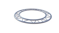 Estructura Circular de Aluminio de 290 mm para Iluminación de Escenarios, Estructura Redonda para Exhibición de Luces Colgantes para Eventos
