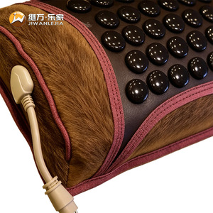 Almohada de terapia térmica de cuero marrón Jiwan Lejia con piedras, rectangular, para aliviar la tensión del cuello <span class=keywords><strong>en</strong></span> el cuidado diario - Product Image 6