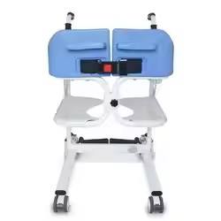 Perlengkapan terapi rehabilitasi portabel, kursi roda Transfer pasien lipat multifungsi dengan roda - Product Image 5