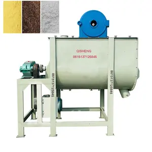 Hot selling 200kg 300kg 500kg 1000kg horizontal livestock feed mixer grinder pig cow small animal feed mixer for South Africa