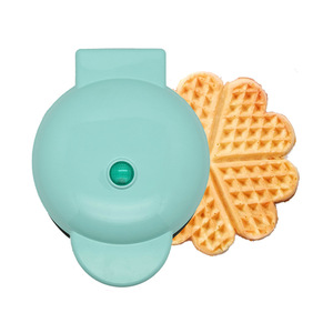Mini Heart-Shaped Waffle <b>Maker</b> 110V Electric Double-Sided Heating Azure Color <b>Breakfast</b> <b>Maker</b> - Product Image 1