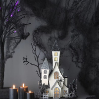 Décoration d'Halloween lumineuse 10x8.3x13.5 pouces, alimentée par piles, pour hôtel et maison, jouets et cadeaux d'Halloween