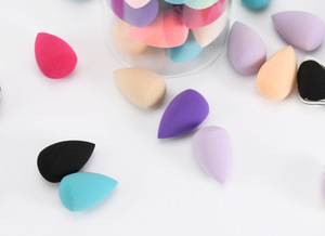 Mini éponge de maquillage en forme de goutte d'eau, mini houppette à poudre, mini éponge de beauté chanfreinée - Product Image 6