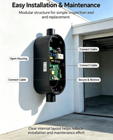 Nouvelle carte mère WiFi pour chargeur EV portable domestique JS Mode2 avec protection contre les fuites et les surcharges pour module double, kit de modernisation/amélioration complet