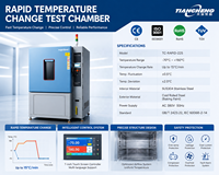 Cámara de Prueba Climática Programable de Ciclo de Temperatura Rápido para Estabilidad de Materiales