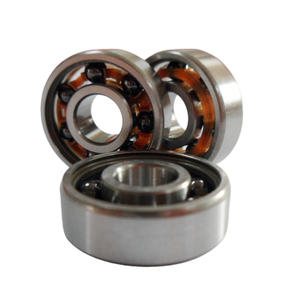 Roulement à billes <span class=keywords><strong>hybride</strong></span> haute vitesse en céramique avec anneaux en acier inoxydable 440, billes Si3N4, cage en nylon, résistant à la corrosion, à gorge profonde - Product Image 3