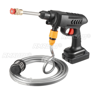 ปืนฉีดน้ำแรงดันสูงไร้สาย 100 บาร์ 2000 วัตต์ สำหรับล้างรถยนต์ พร้อมเครื่องทำโฟม ใช้กับแบตเตอรี่ Makita 18V - Product Image 5
