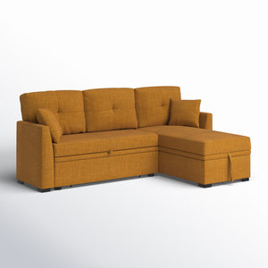 Best <span class=keywords><strong>Candy</strong></span> BT-20240005 Modernes Europäisches Stoff-Metallrahmen Dreisitzer-Ecksofa Klappbares Bett mit Stauraum für Wohnzimmer und Apartment - Product Image 4