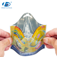 Pochette plate personnalisée pour bombes de bain, emballage pour produits de soins personnels avec trou de suspension