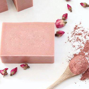 Nhãn Hiệu Riêng Hữu Cơ Màu Hồng Đất Sét Làm Sạch Thanh Xà Phòng Hữu Cơ Thanh Xà Phòng - Product Image 3