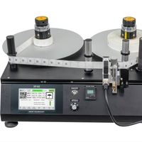 Ofertas de tendencias de alta velocidad XF40 12,7mm Mini máquina rebobinadora de etiquetas de escritorio Docod OEM/ODM máquina de marcado de pegatinas de bobinado portátil