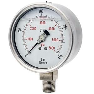 Venda Direta Da Fábrica <span class=keywords><strong>400</strong></span> <span class=keywords><strong>Bar</strong></span> Personalizado LOGO Manômetro Manômetros - Product Image 2